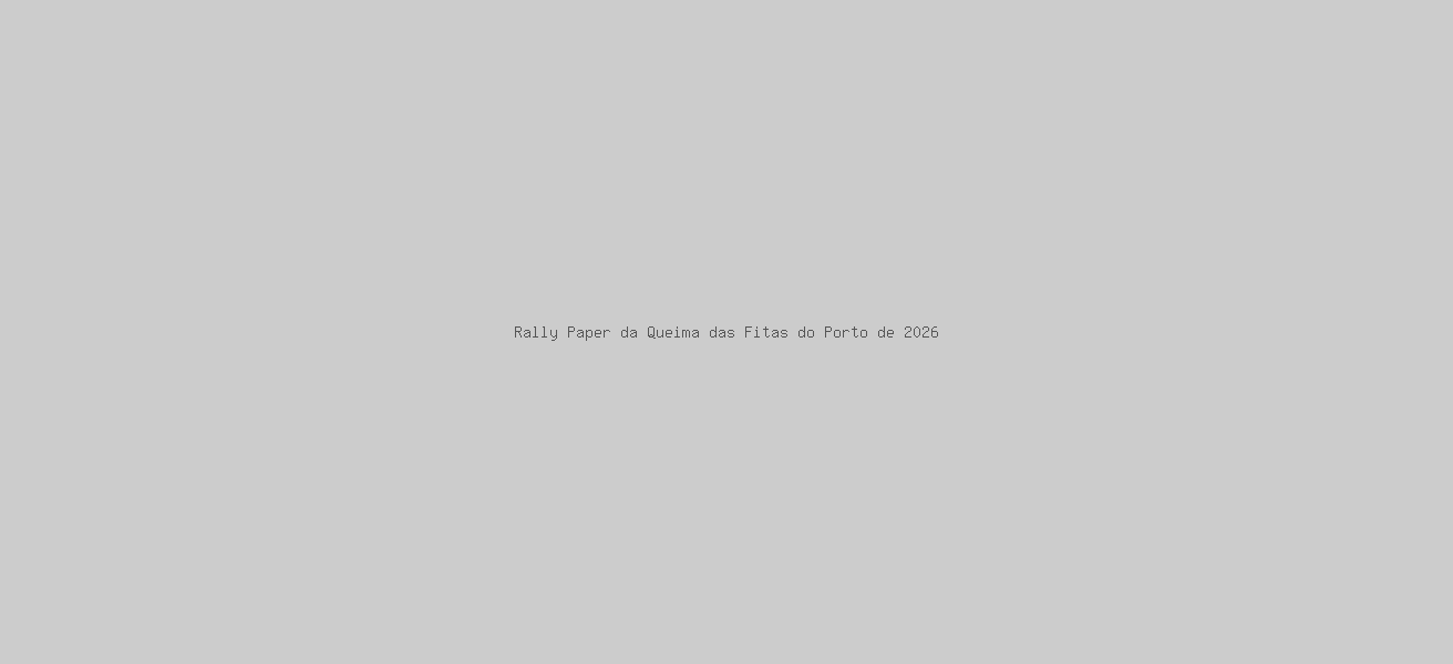 Rally Paper da Queima das Fitas do Porto de 2026